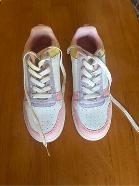 Nautica Pastel Multi-Color Low Top Sneakers - Pink, Lavender, White, Yellow